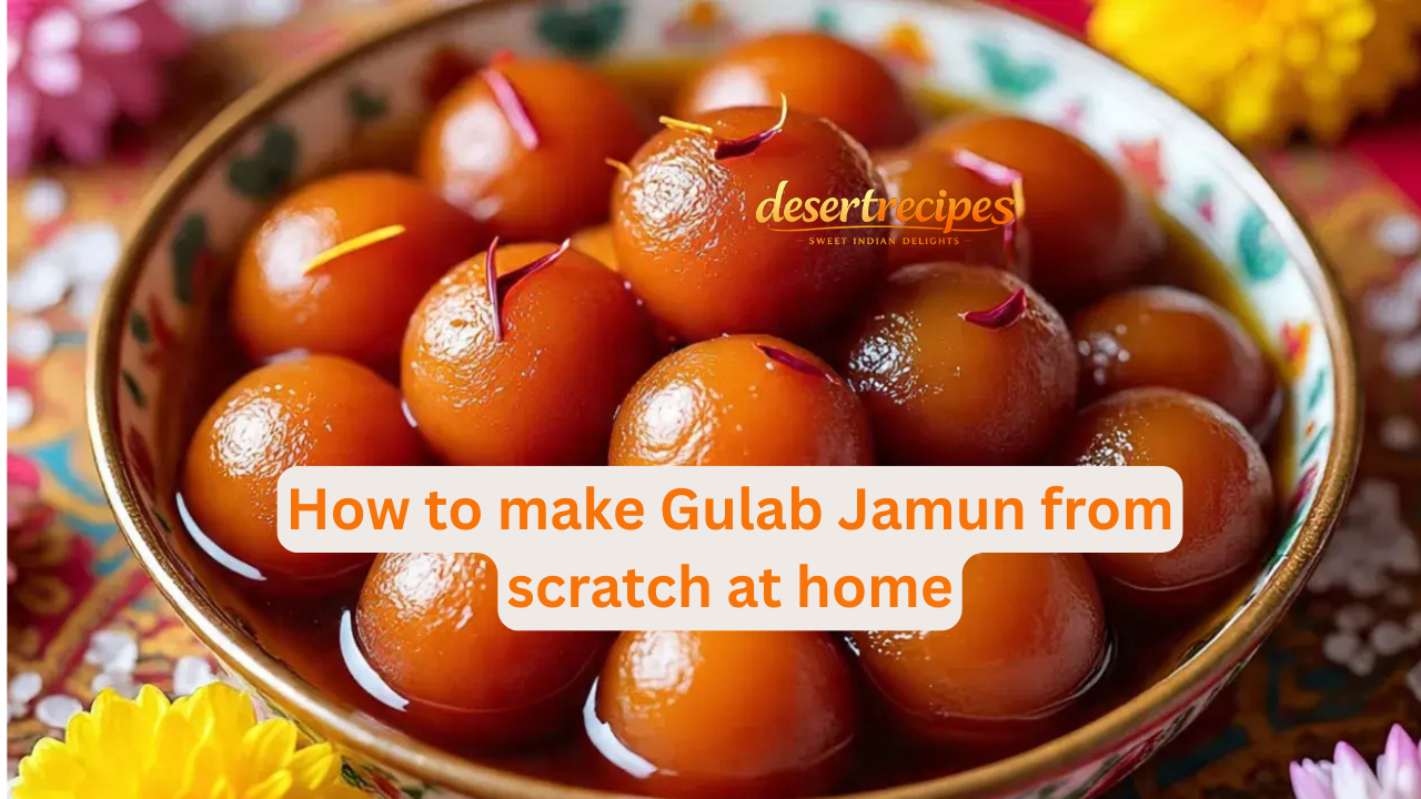 How to make Gulab Jamun from scratch at home