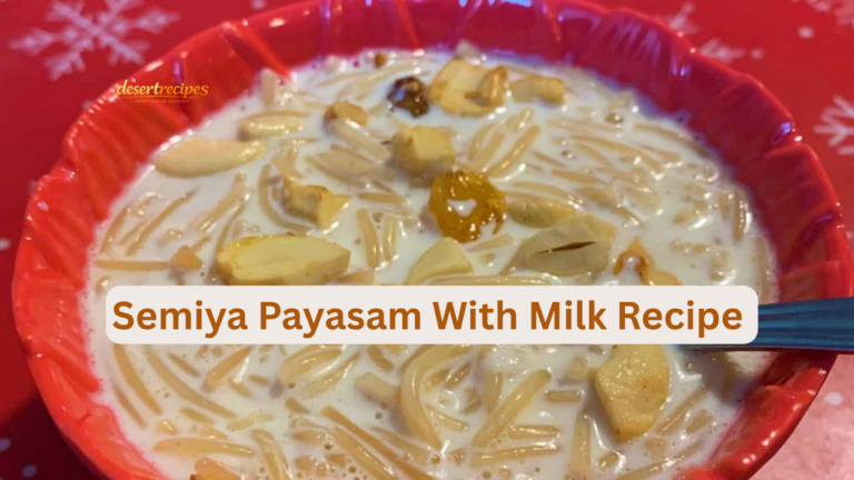 Semiya Payasam With Milk Recipe 